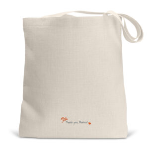 Τσάντα λινή “Little Minds”