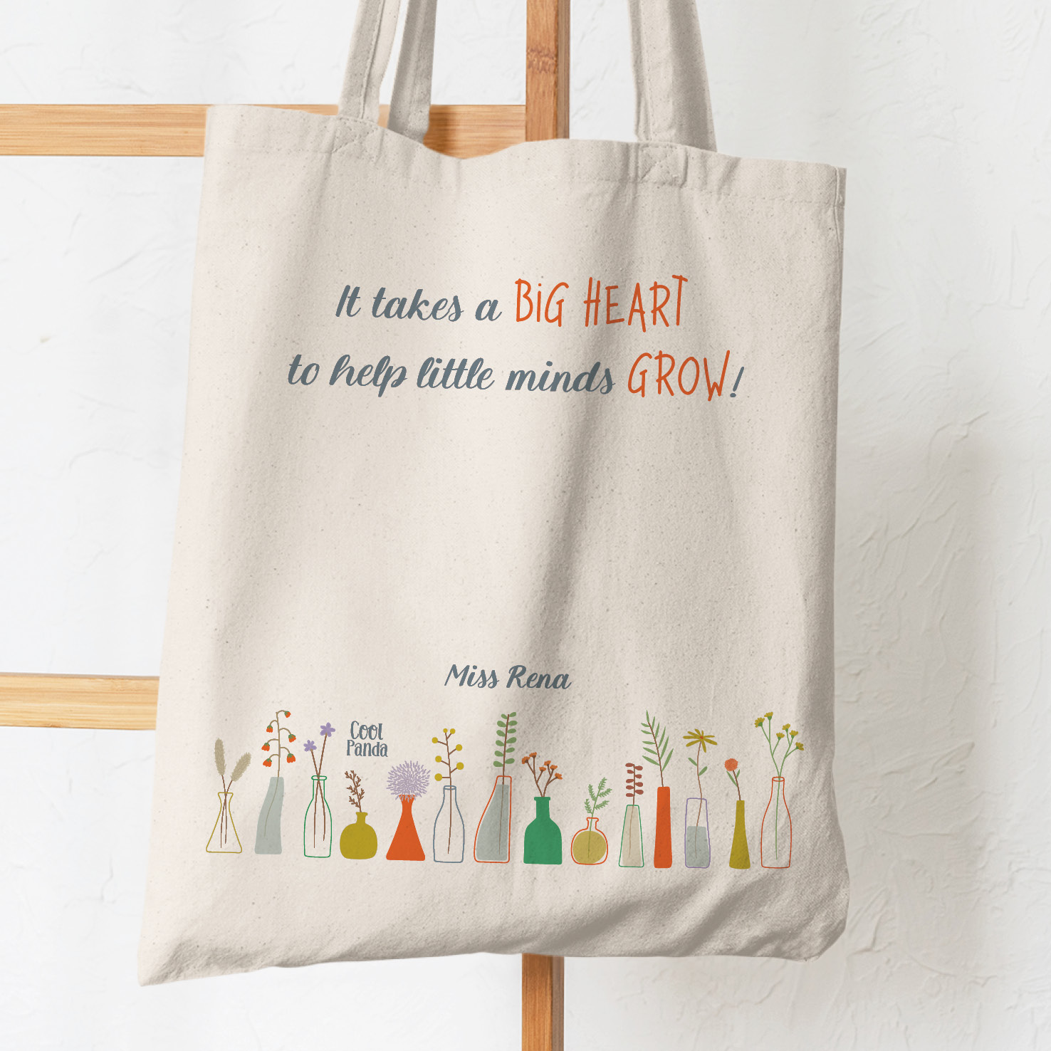 Σετ tote bag και νεσεσέρ “Little Minds”