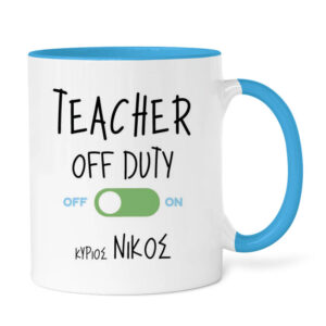 Κούπα κεραμική “Τeacher off duty Πιγκουίνος”
