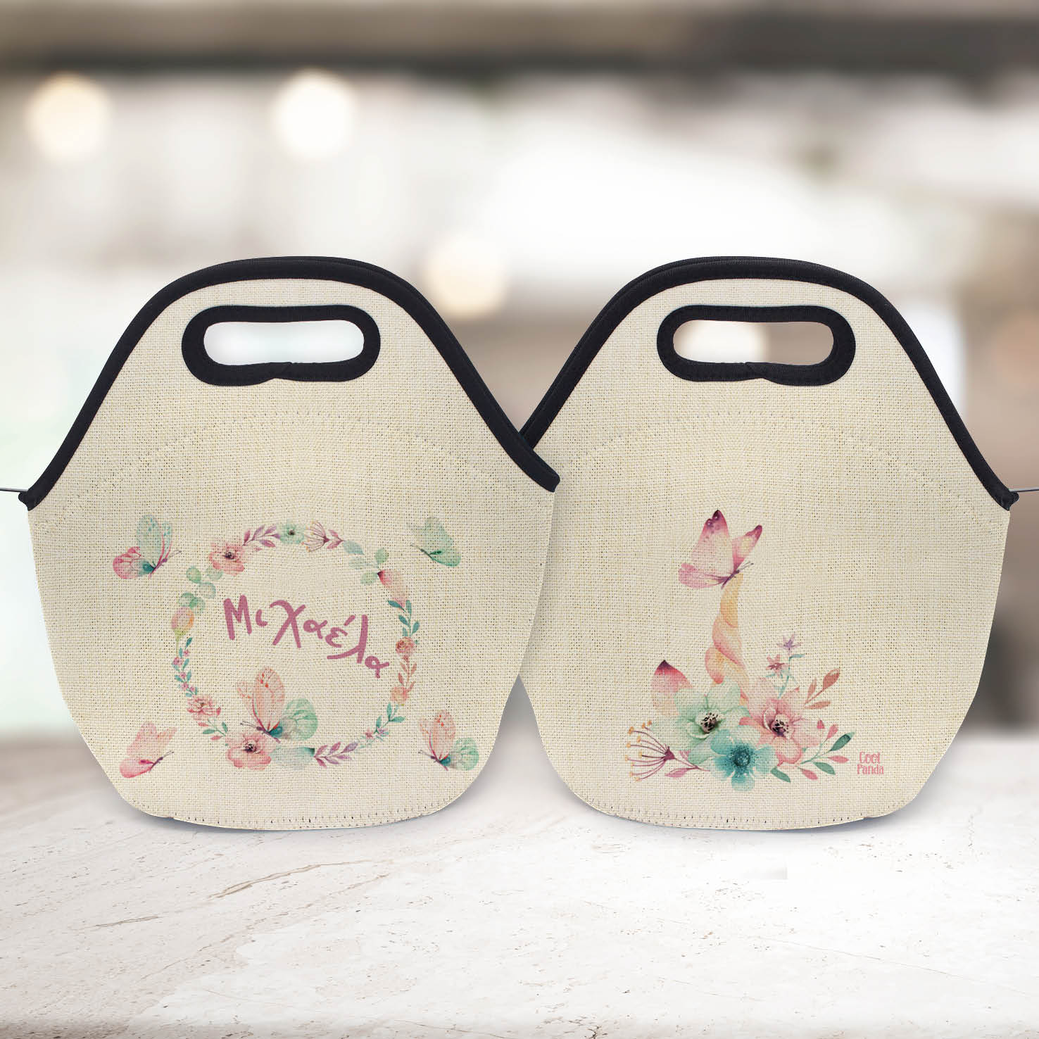 Τσαντάκι φαγητού “Floral Butterflies”