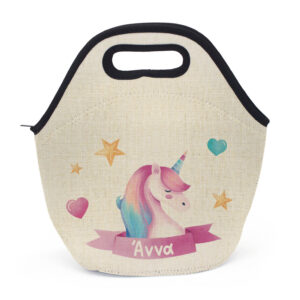 Τσαντάκι φαγητού “Ροζ Μονόκερος”