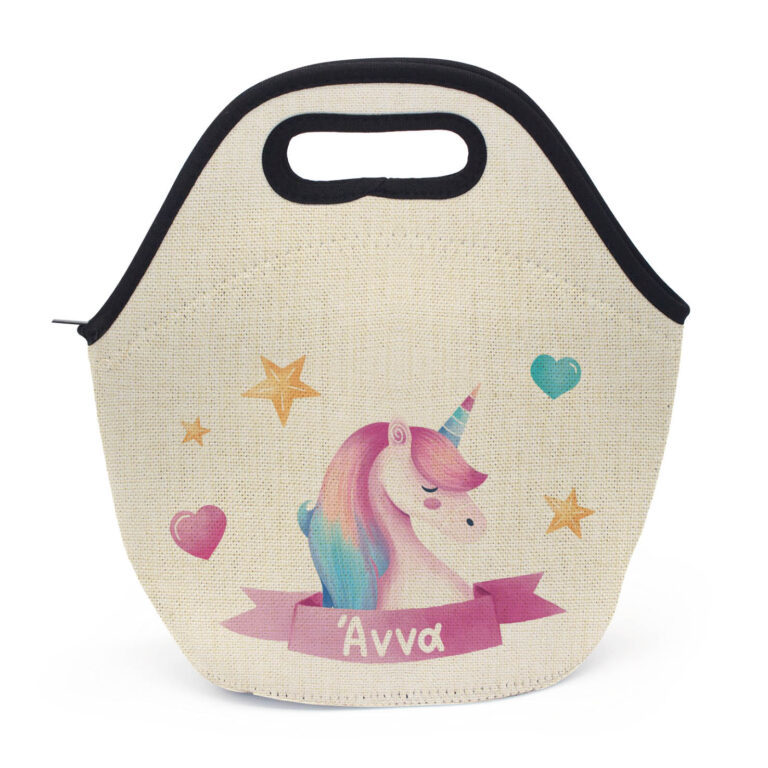 Τσαντάκι φαγητού “Ροζ Μονόκερος”