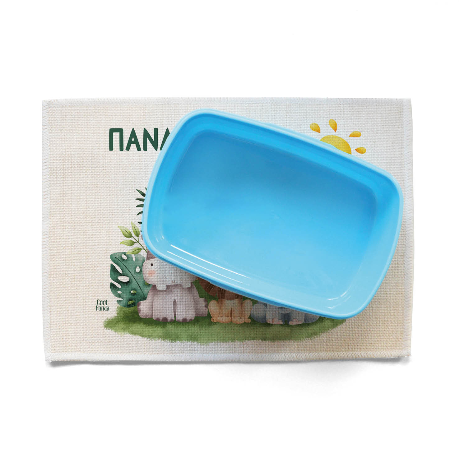 Σουπλά φαγητού λινό “Animals”