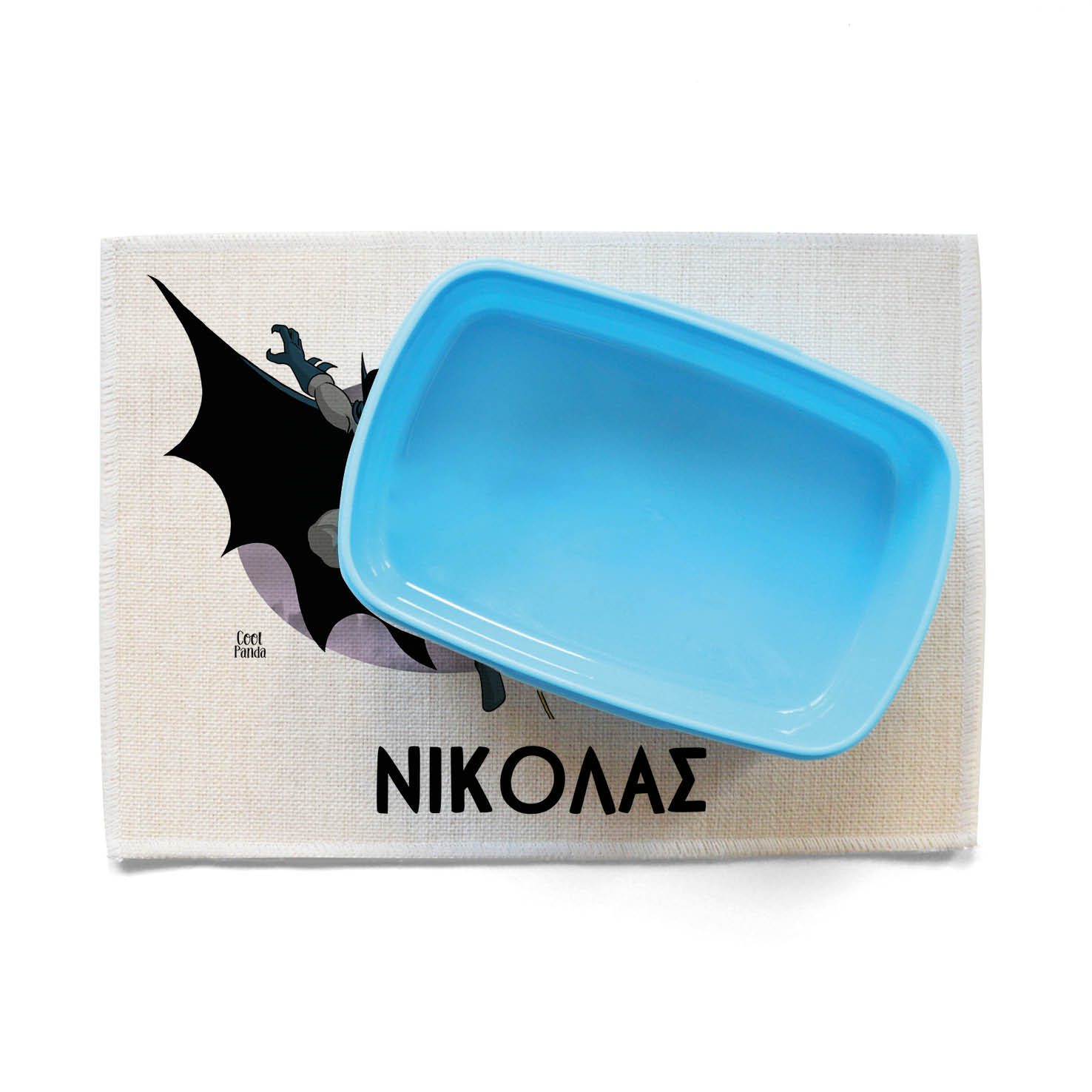 Σουπλά φαγητού λινό “Batman”