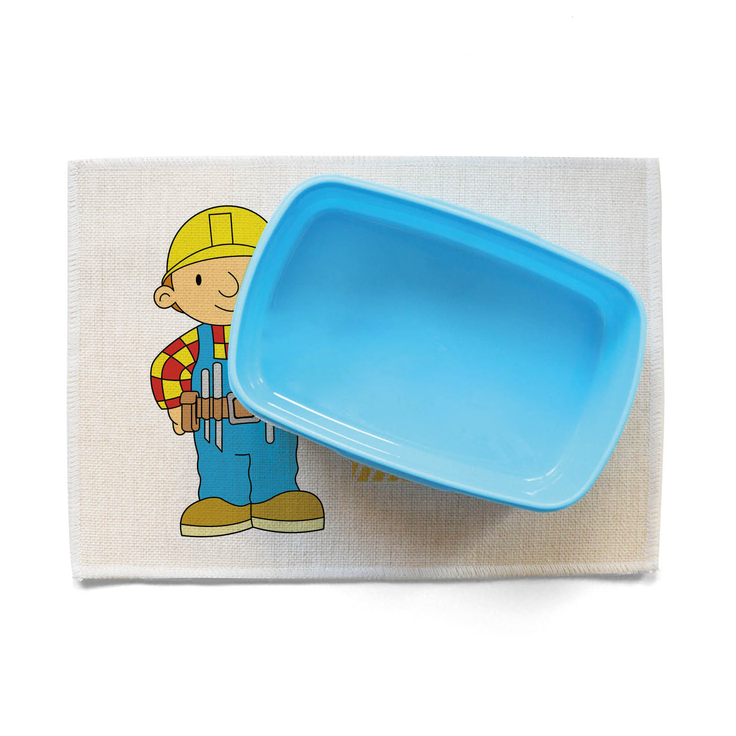 Σουπλά φαγητού λινό “Μπομπ ο Μάστορας”