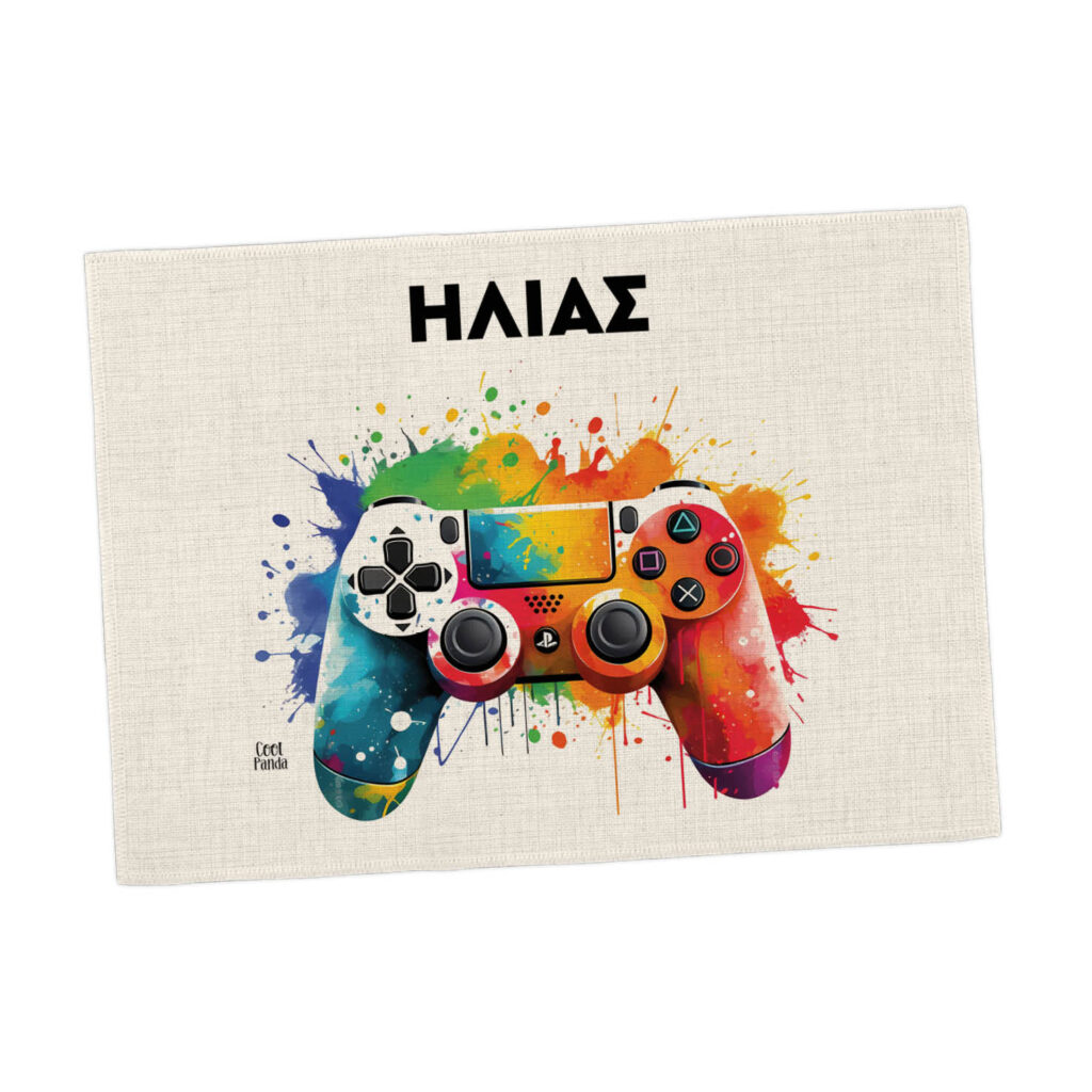 Σουπλά φαγητού λινό “Colourful playstation”