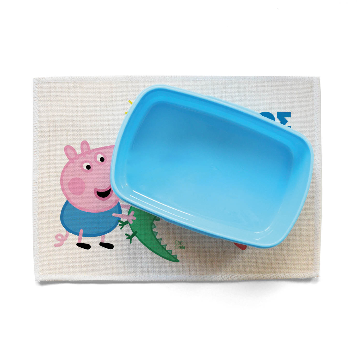 Σουπλά φαγητού λινό “George from Peppa pig”
