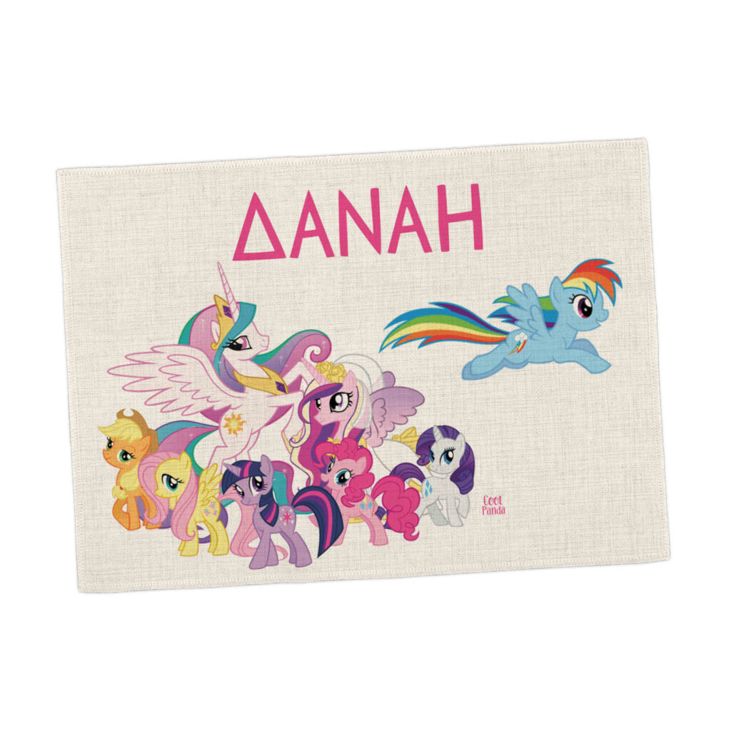 Σουπλά φαγητού λινό “My little pony”