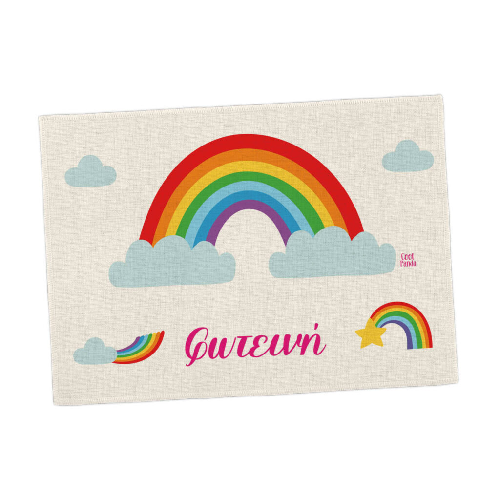 Σουπλά φαγητού λινό “Ουράνιο τόξο”