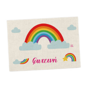 Σουπλά φαγητού λινό “Ουράνιο τόξο”