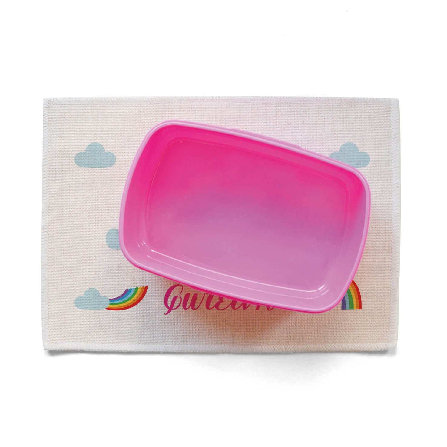 Σουπλά φαγητού λινό “Ουράνιο τόξο”