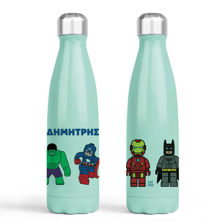 Μπουκάλι νερού θερμός Μπλε “Marvel Heroes”