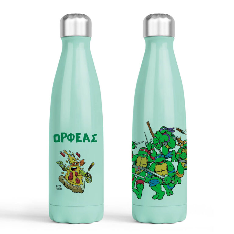 Μπουκάλι νερού θερμός Μπλε “Χελωνονιτζάκια”