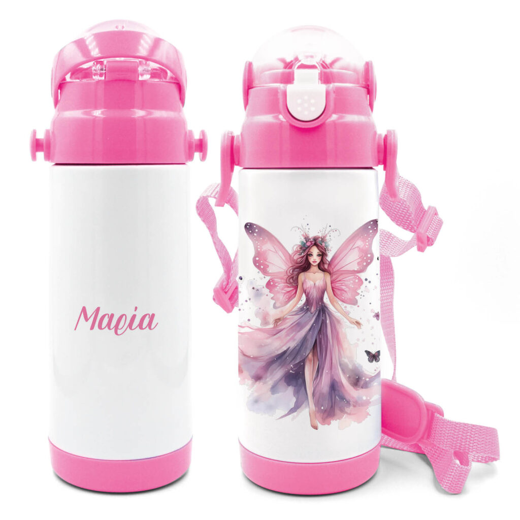 Μπουκάλι νερού θερμός με καλαμάκι “Fairy”