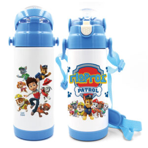 Μπουκάλι νερού θερμός με καλαμάκι  “Paw Patrol”