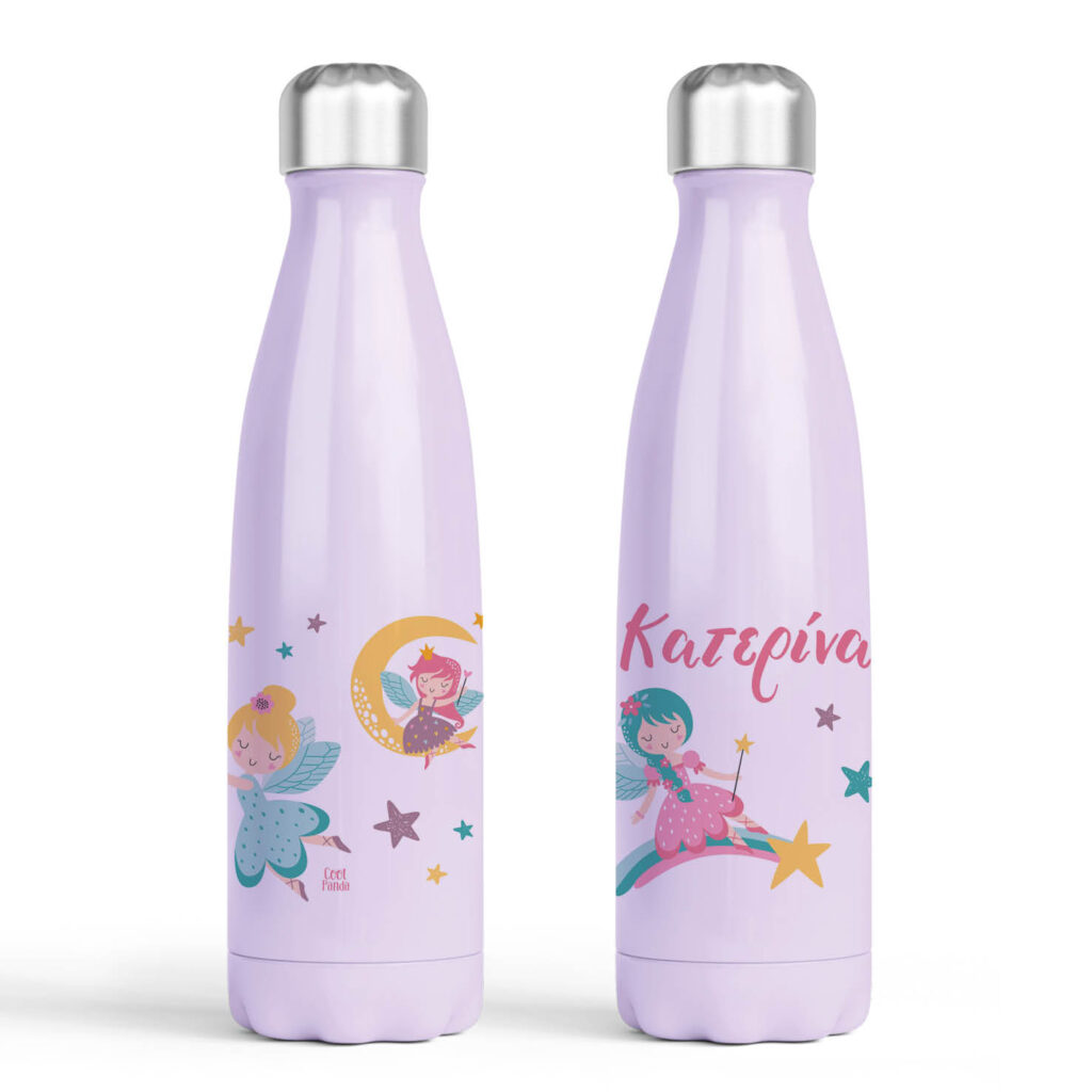 Μπουκάλι νερού θερμός μωβ “Dreaming fairies”
