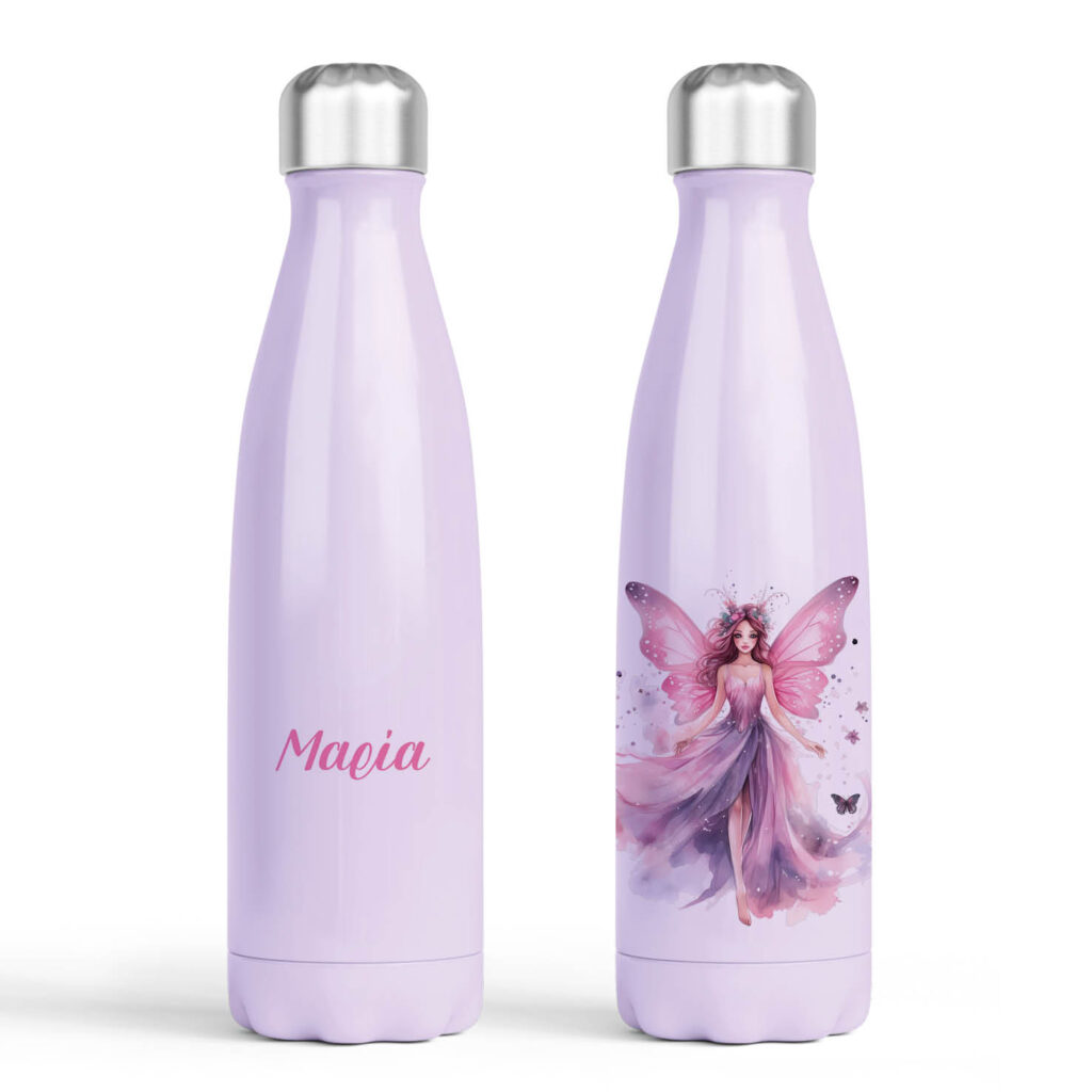 Μπουκάλι νερού θερμός μωβ “Fairy”
