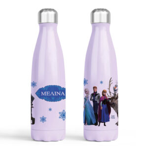 Μπουκάλι νερού θερμός μωβ “Frozen”