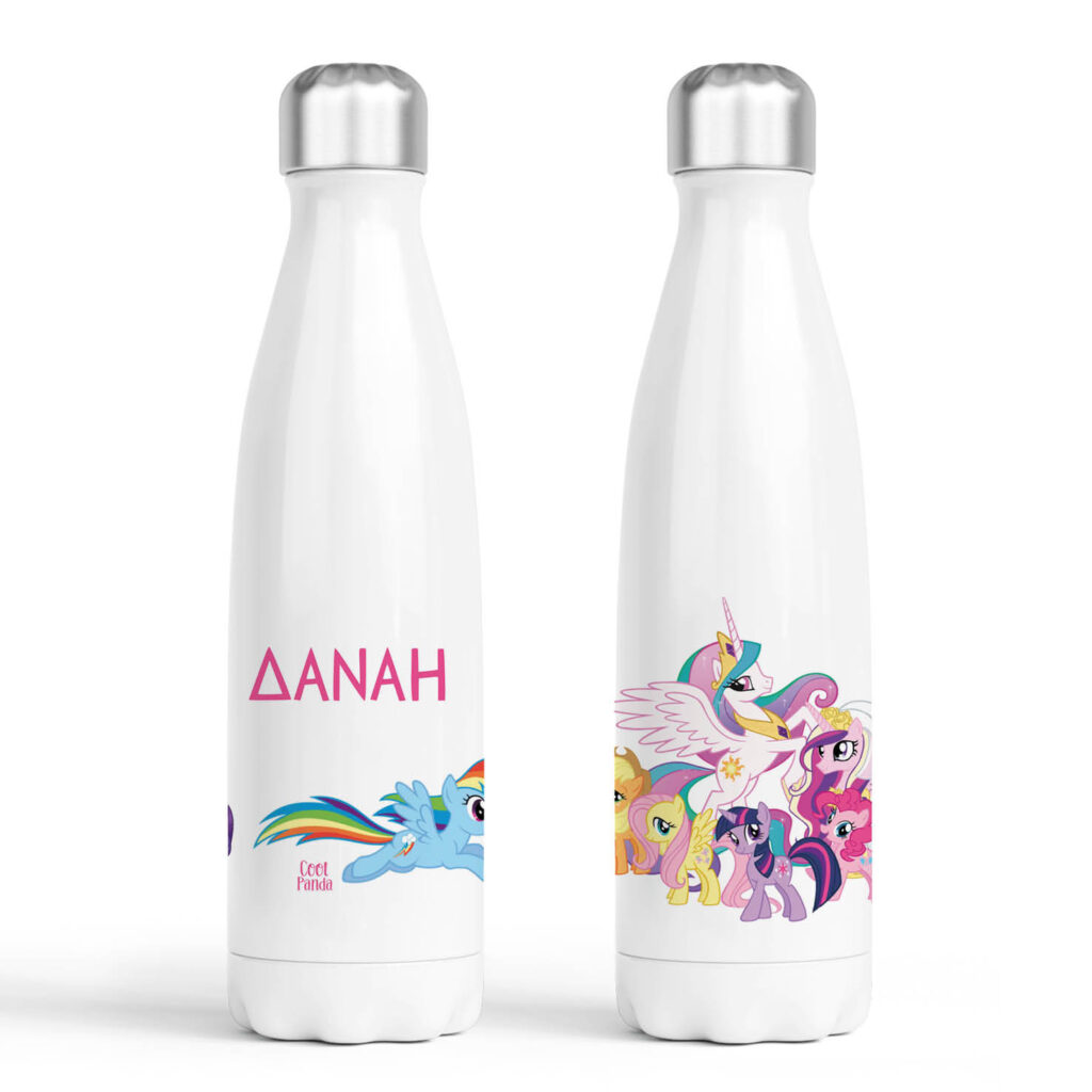 Μπουκάλι νερού θερμός λευκό “My little pony”