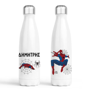 Μπουκάλι νερού θερμός λευκό “Spiderman”