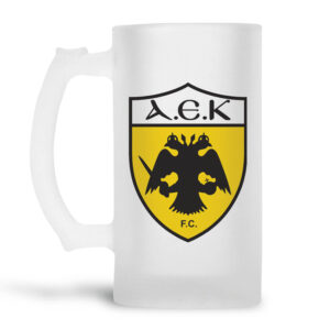 Γυάλινο ποτήρι μπύρας ΑΕΚ 500ml