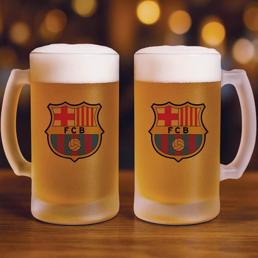 Γυάλινο ποτήρι μπύρας Barchelona 500ml