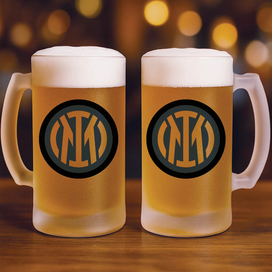 Γυάλινο ποτήρι μπύρας Inter Milan 500ml