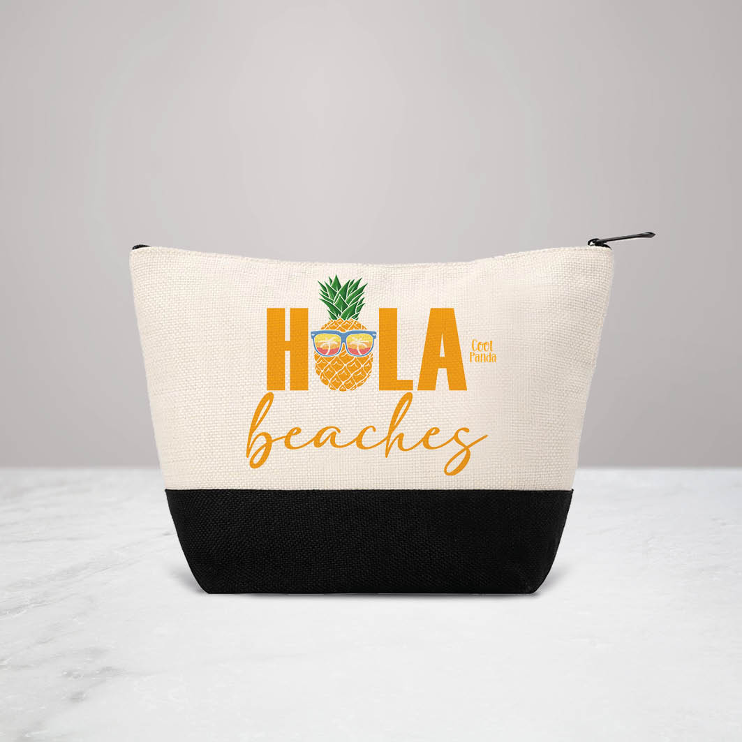 Σετ τσάντα θαλάσσης και νεσεσέρ “Hola beaches”