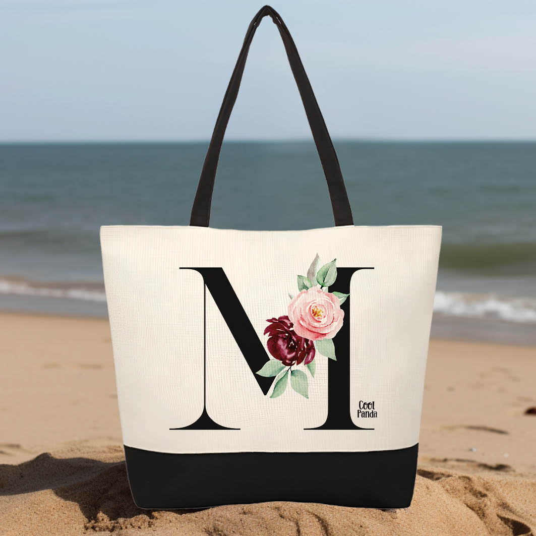 Τσάντα θαλάσσης Μονόγραμμα rose