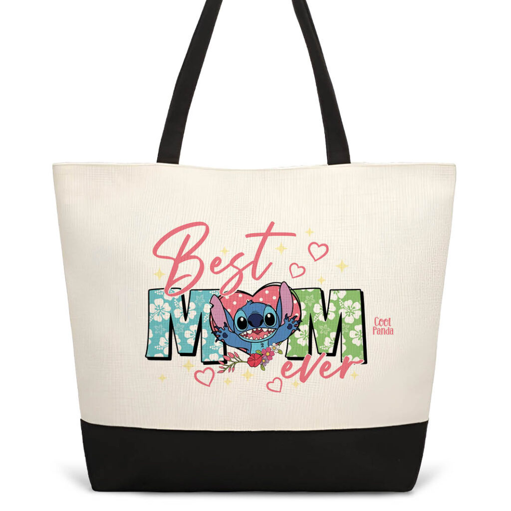 Τσάντα θαλάσσης Stitch best MOM