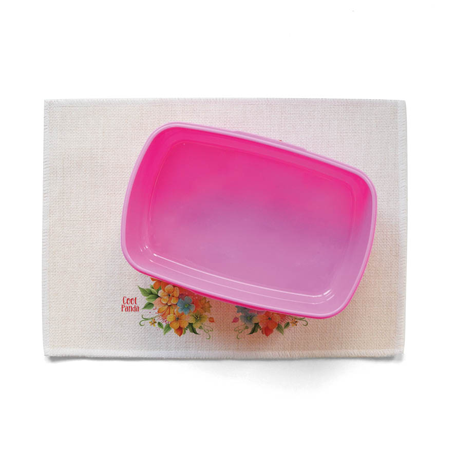 Σουπλά φαγητού λινό “Floral Πεταλούδα”