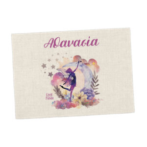 Σουπλά φαγητού λινό “Μωβ Νεράιδα”