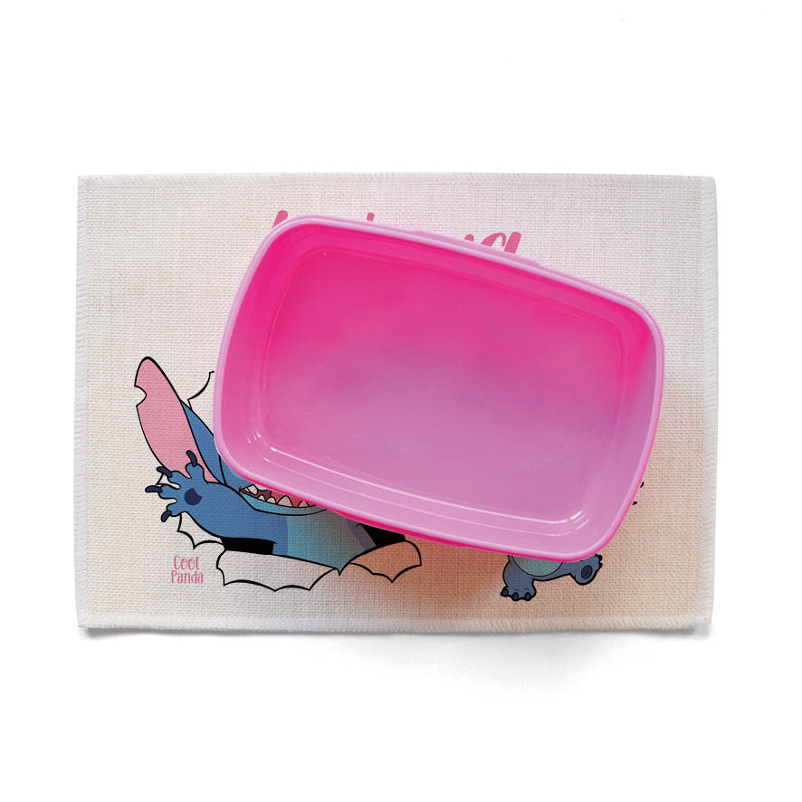 Σουπλά φαγητού λινό “Stitch”