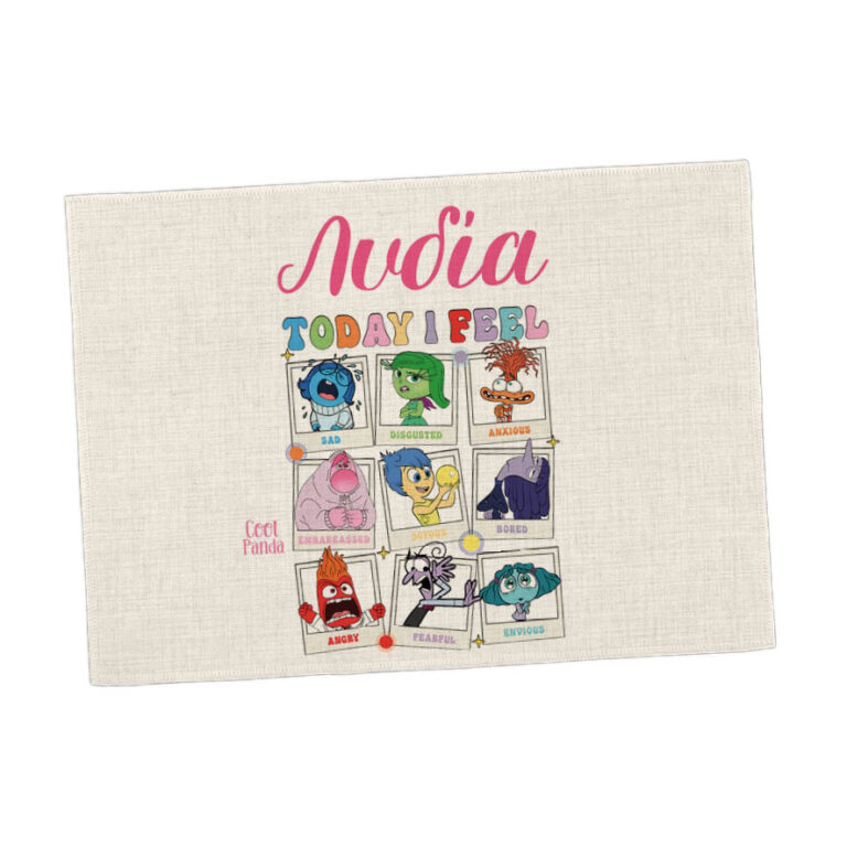 Σουπλά φαγητού λινό “Τα μυαλά που κουβαλάς”