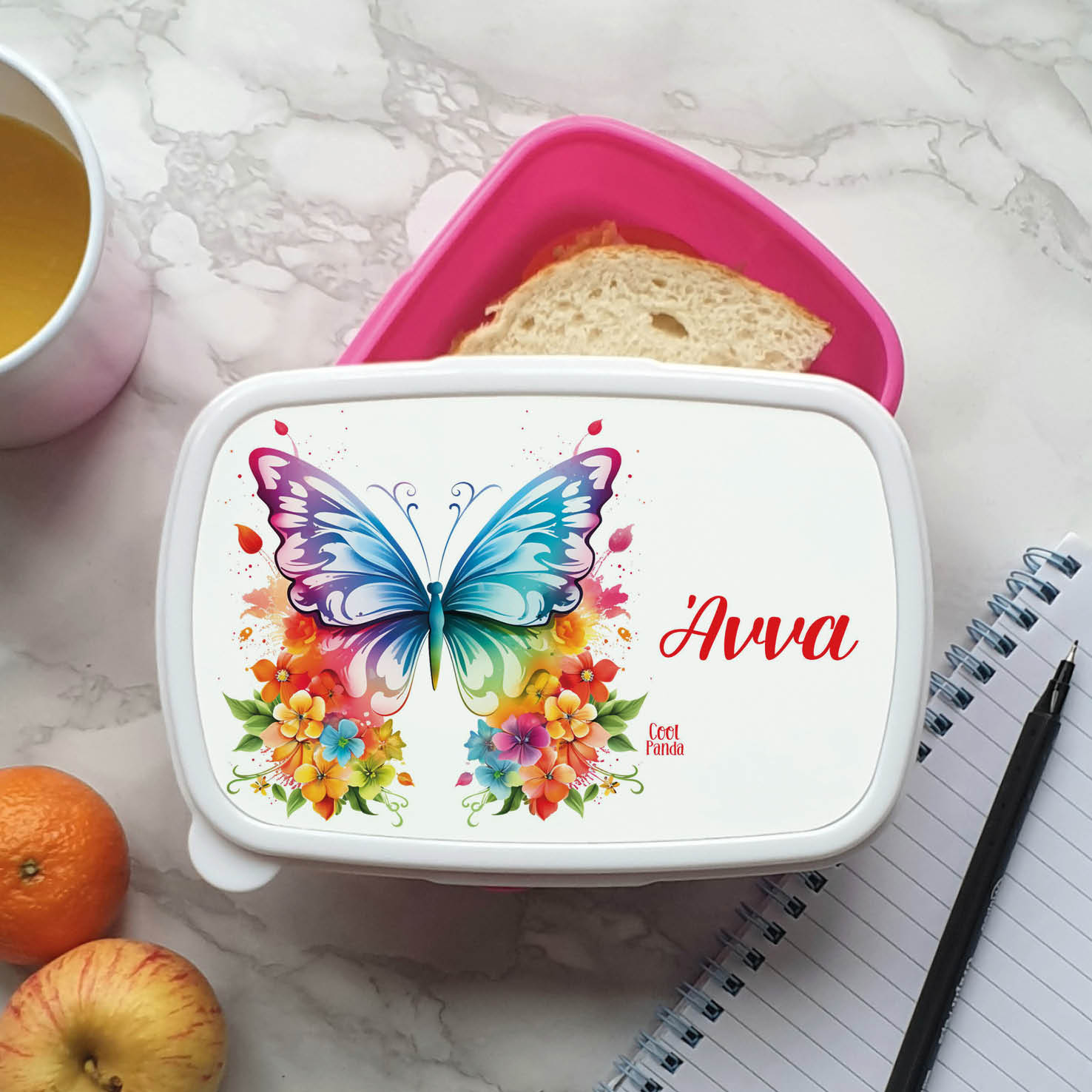 Τάπερ φαγητού “Floral Πεταλούδα”