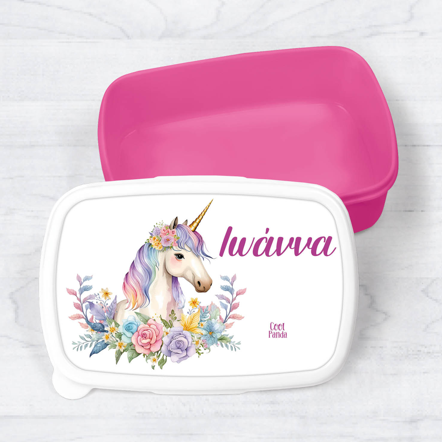 Τάπερ φαγητού “Floral Μονόκερος”