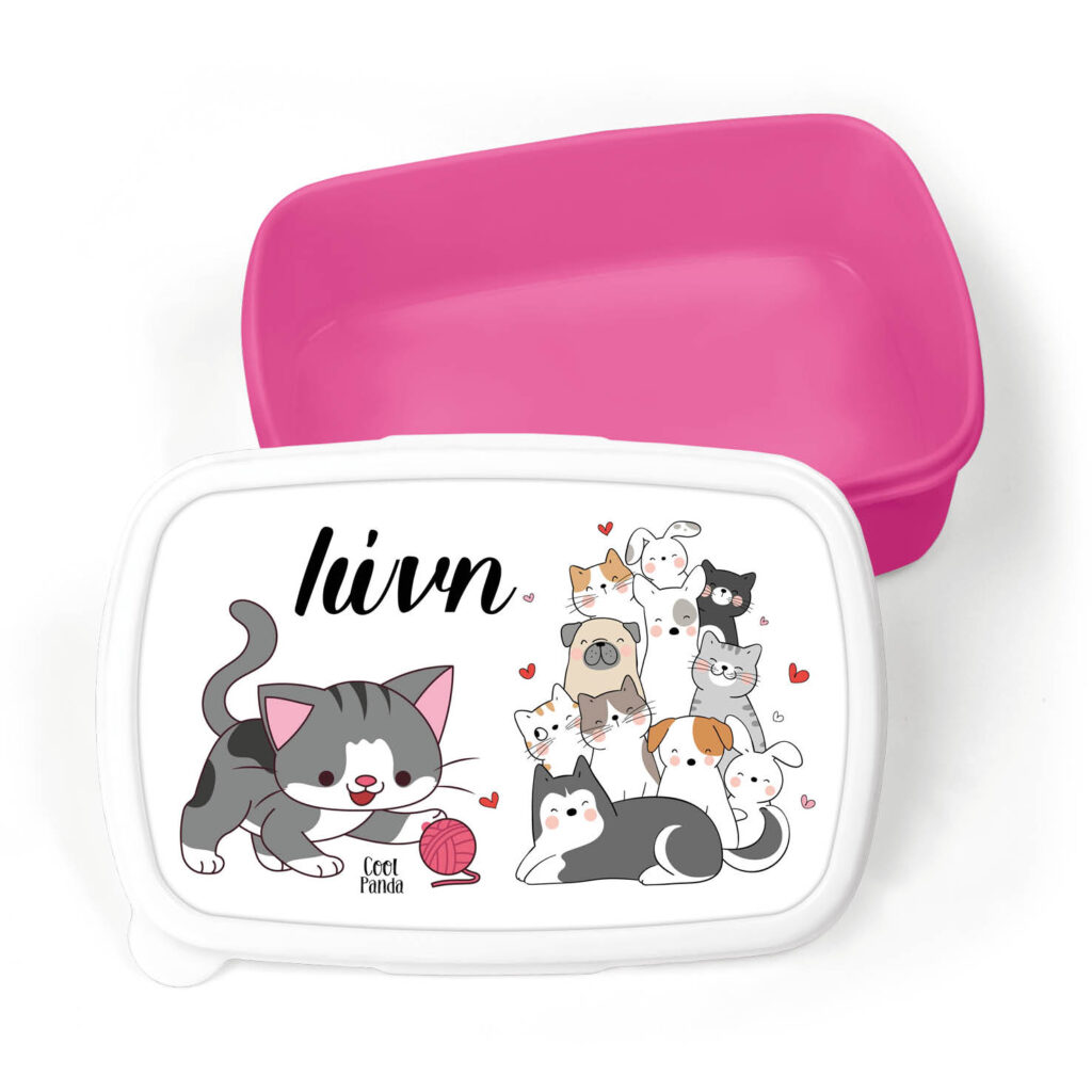 Τάπερ φαγητού “Γατούλες και σκυλάκια”