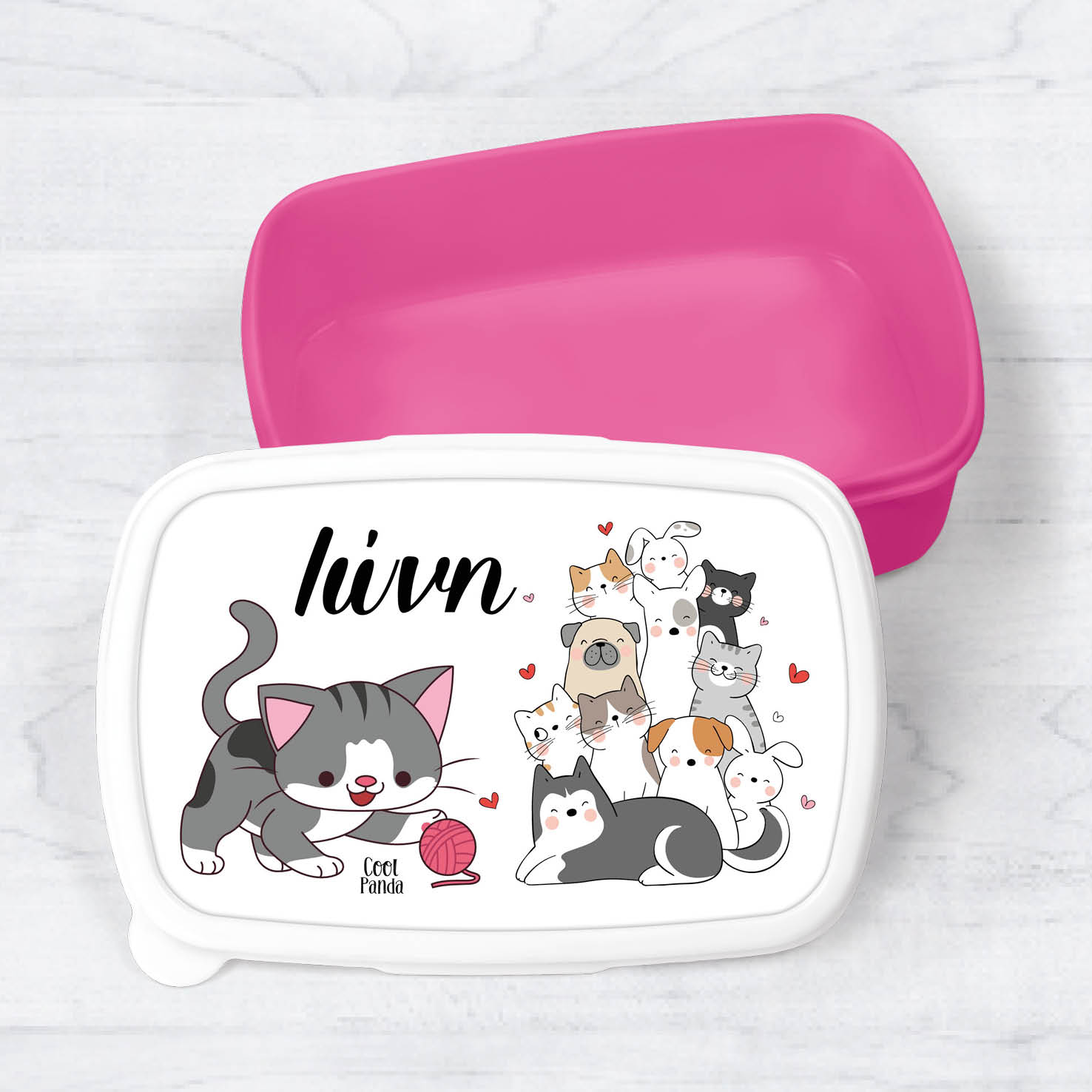 Τάπερ φαγητού “Γατούλες και σκυλάκια”