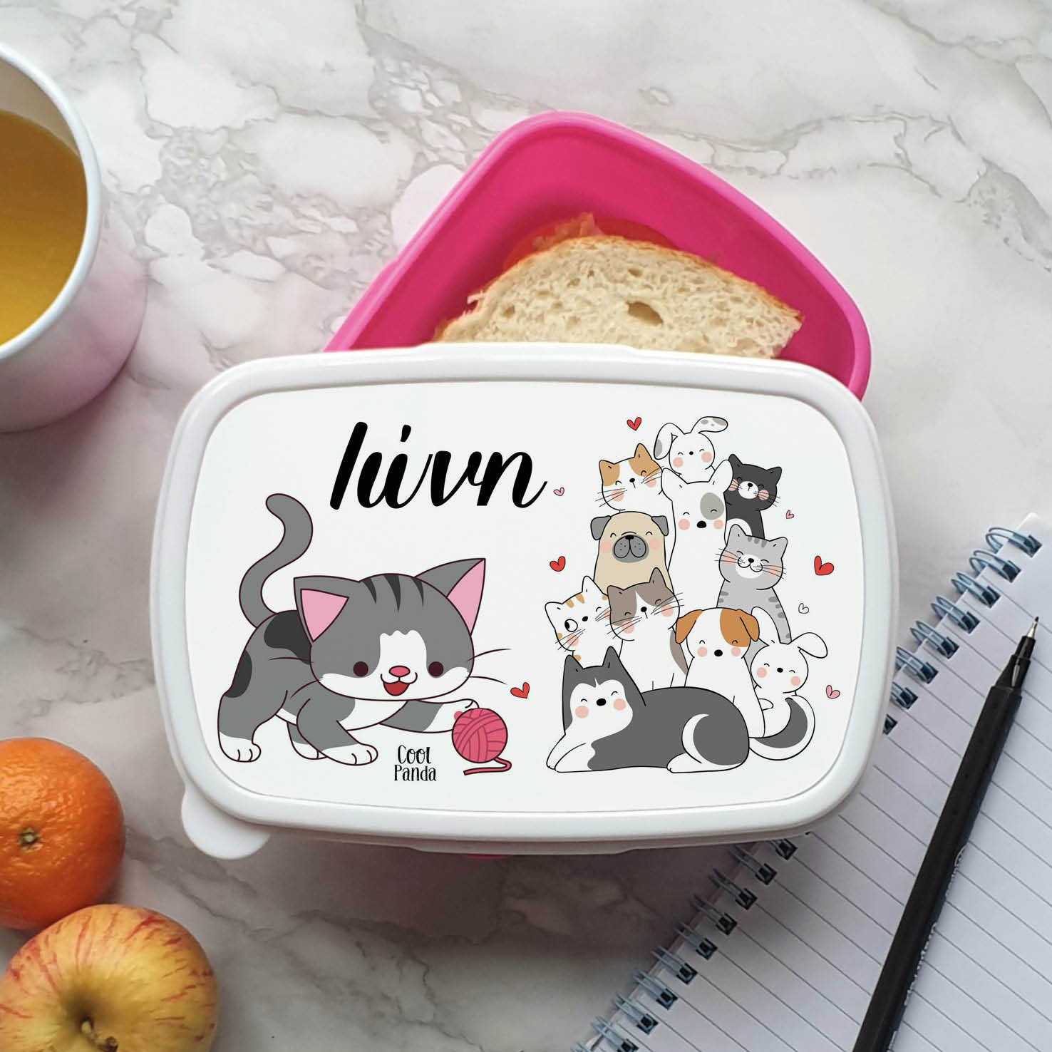 Τάπερ φαγητού “Γατούλες και σκυλάκια”