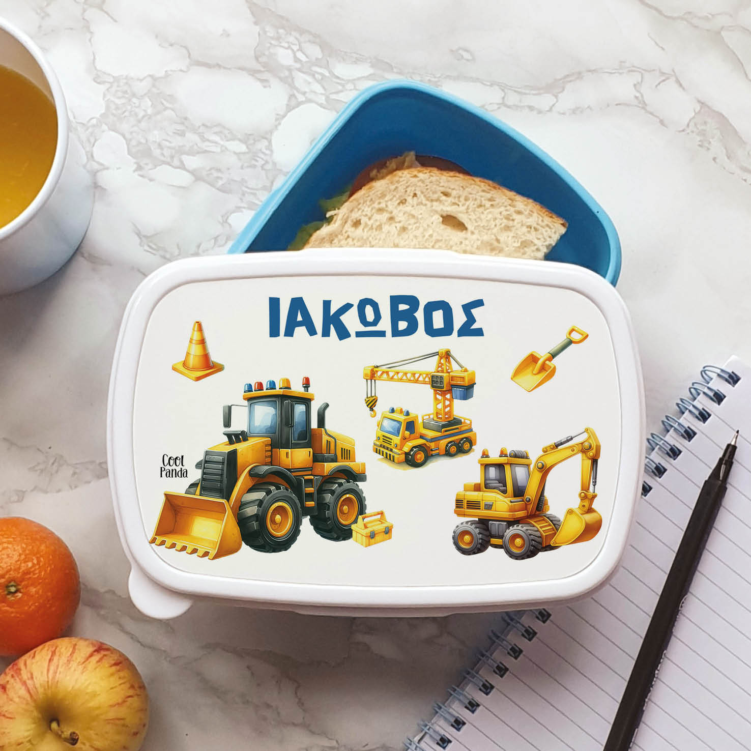 Τάπερ φαγητού “Yellow trucks”