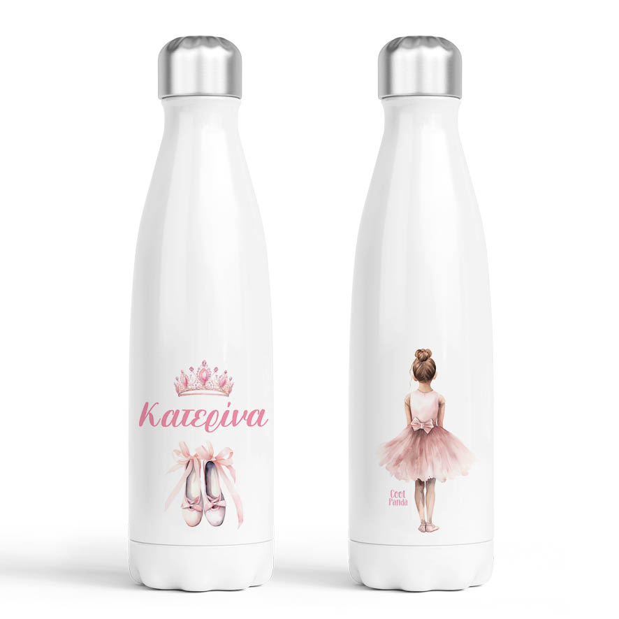 Μπουκάλι νερού θερμός λευκό “Μπαλαρίνα”