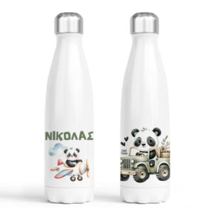 Μπουκάλι νερού θερμός λευκό “Panda”
