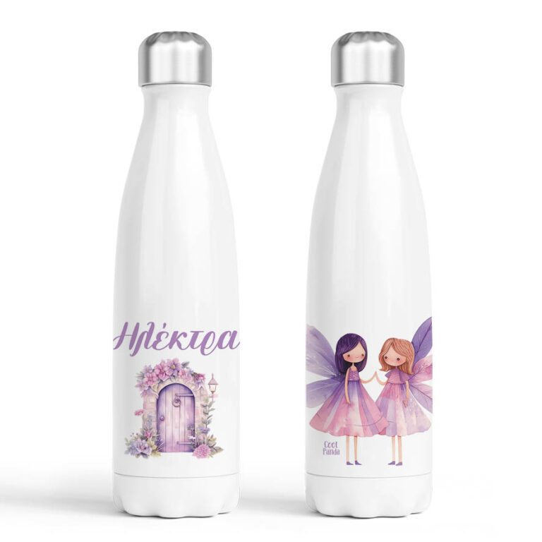 Μπουκάλι νερού θερμός λευκό “Νεραϊδούλες”