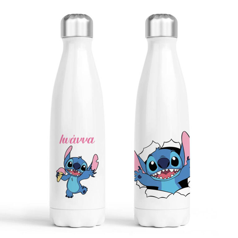 Μπουκάλι νερού θερμός λευκό “Stitch”
