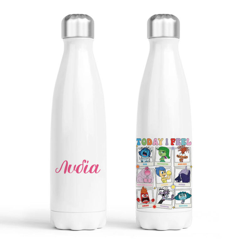 Μπουκάλι νερού θερμός λευκό “Τα μυαλά που κουβαλάς”