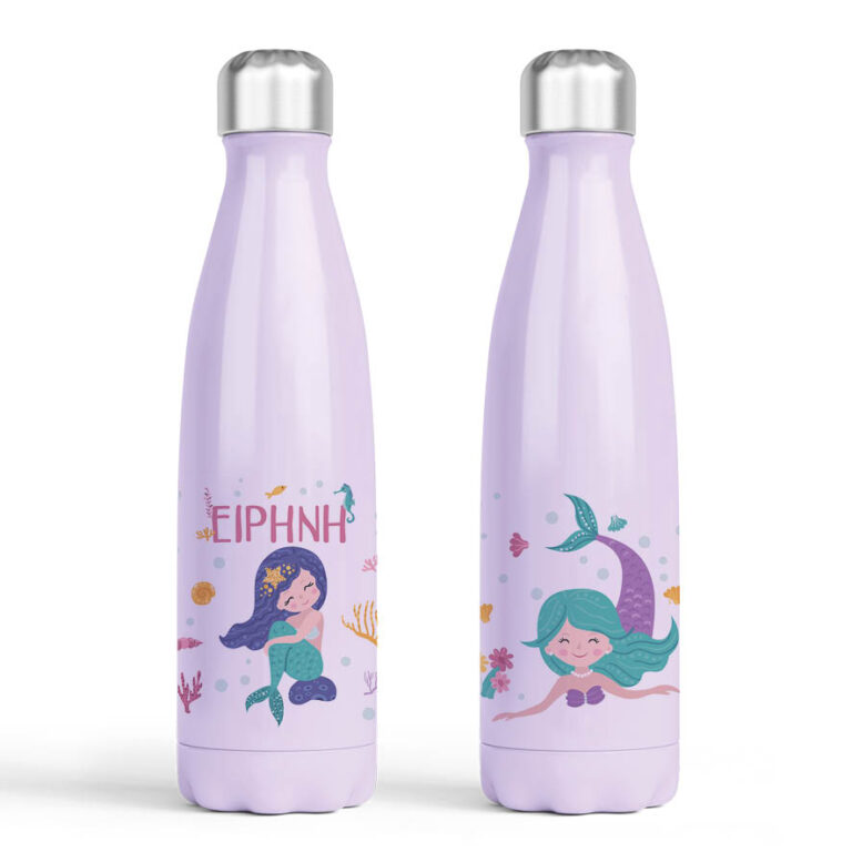 Μπουκάλι νερού θερμός μωβ “Μωβ Γοργόνες”