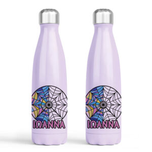 Μπουκάλι νερού θερμός μωβ “Ιστός Wednesday”