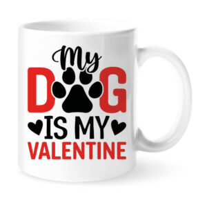 Κούπα “Dog Valentine” με φωτογραφία