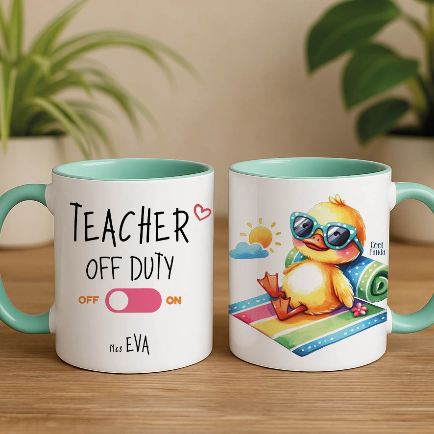 Κούπα “Teacher off duty Παπάκι”