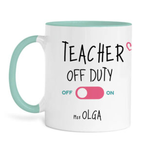 Κούπα “Teacher off duty flamingo”